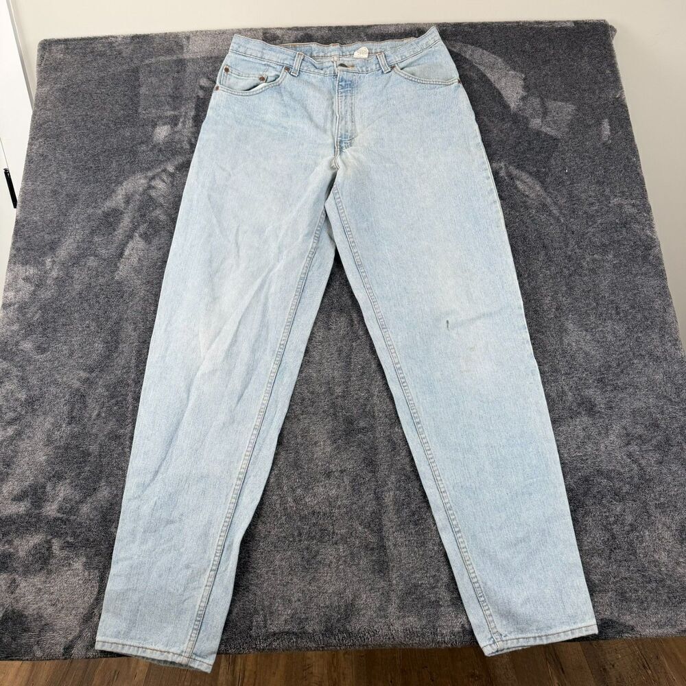 Vtg 90's Levi's 560 Light Blue Denim Jeans Baggy Men's 36X36(35X34.5) USA